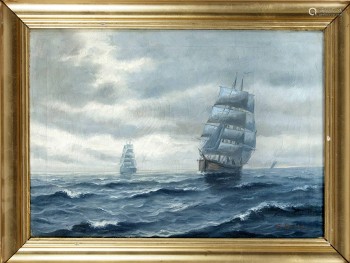 A. Bille, Danish marine painte