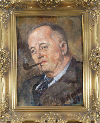 W. Wauer, portrait of a man (d