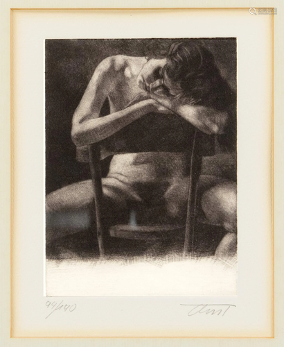 Eroticism - two mezzotint shee