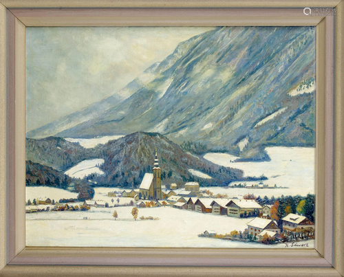 Karl Säwert (1888-1958), snow-