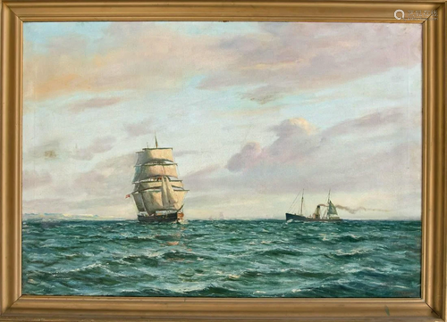 J. Bagge, marine painter 1st h