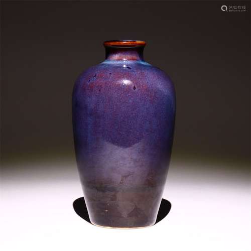 Glaze plum vase