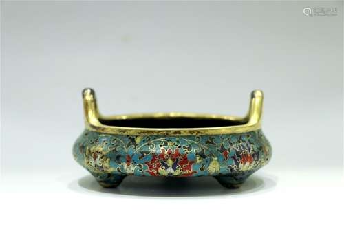 Old Cloisonne censer