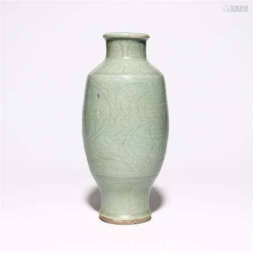 Longquan carved plum vase