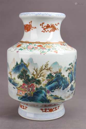 Qianlong famille rose lantern