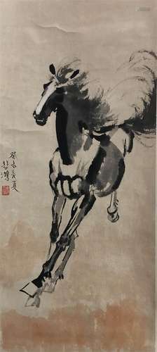 Xu Beihong's galloping horse