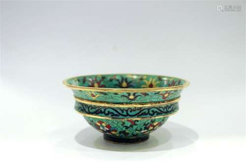 Jingtai blue bowl made by Mingjing Thai New Year