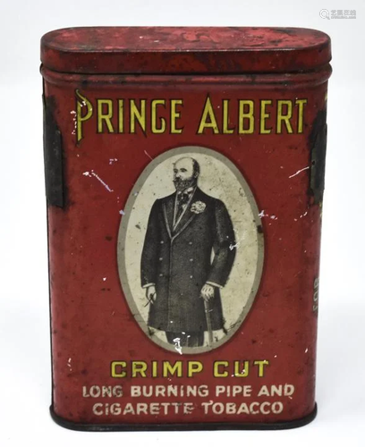 Antique Prince Albert Lithographed Cigarette Tin