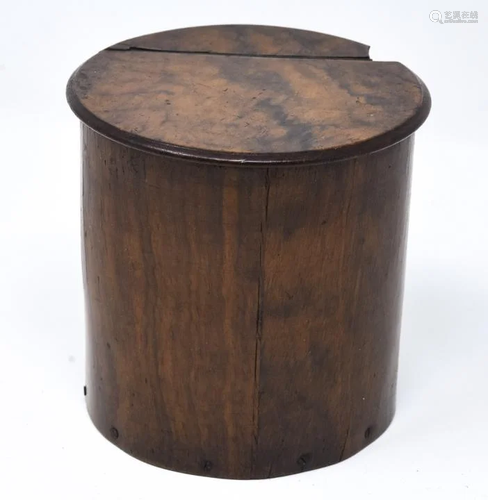 Antique English Wooden Lined Tea Caddy