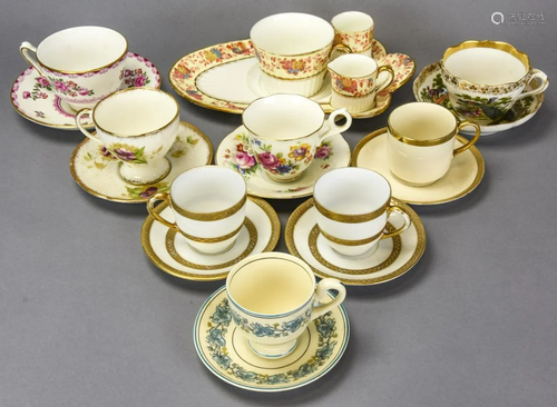 Mixed Maker Vintage Porcelain Tea Cup Collection