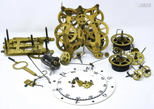 Lot of Clock Mechanical Instruments / Parts