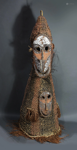 A Palembai Village, Papua New Guinea body mask