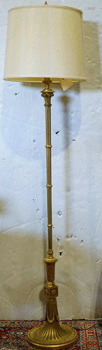 A Hollywood Regency style floor lamp