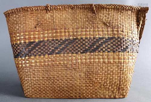 A Pacific Northwest Native American woven purse