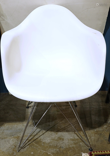 A contemporary Eames armchair