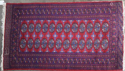 A Pakistani Bokhara carpet