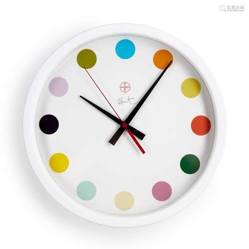 § DAMIEN HIRST (BRITISH B.1965) SPOT CLOCK (LARGE) - 2009