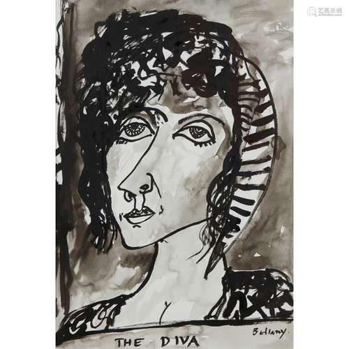 § JOHN BELLANY C.B.E., R.A. (SCOTTISH 1942-2013) THE DIVA