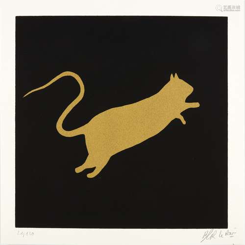 § BLEK LE RAT (FRENCH 1952-) GOLDEN RAT - 2020