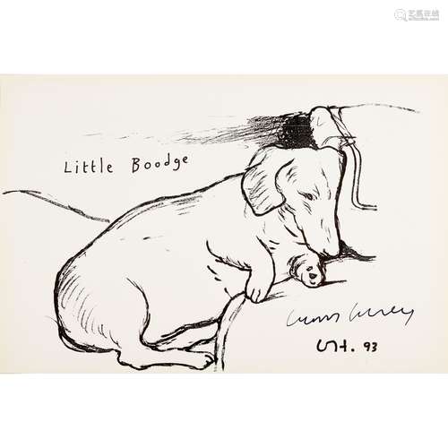 § DAVID HOCKNEY O.M., C.H., R.A. (BRITISH B.1937) LITTLE BOODGE - 1993