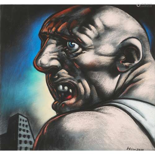 § PETER HOWSON O.B.E. (SCOTTISH B.1958) THE BOXER