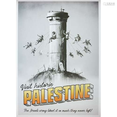 § BANKSY (BRITISH B.1974) VISIT HISTORIC PALESTINE