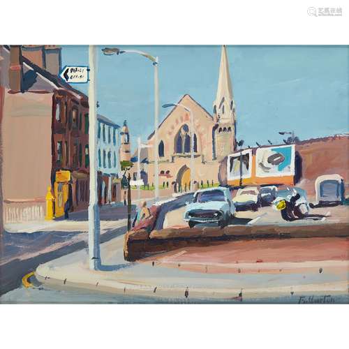 § JAMES FULLARTON (SCOTTISH B.1946) TOWN CENTRE