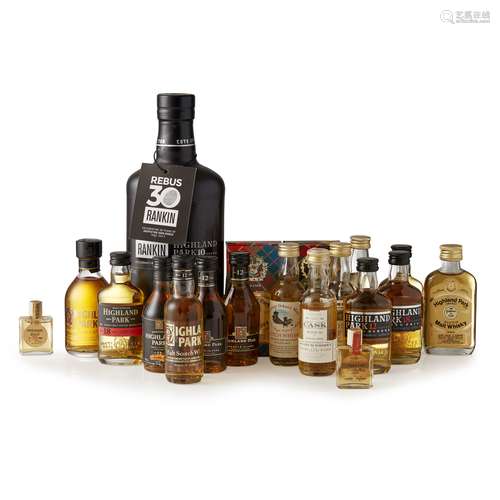 GROUP OF HIGHLAND PARK MINIATURES