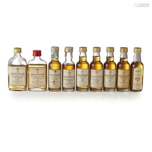 GROUP OF THE MACALLAN MINIATURES