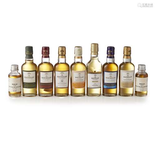 GROUP OF THE MACALLAN MINIATURES