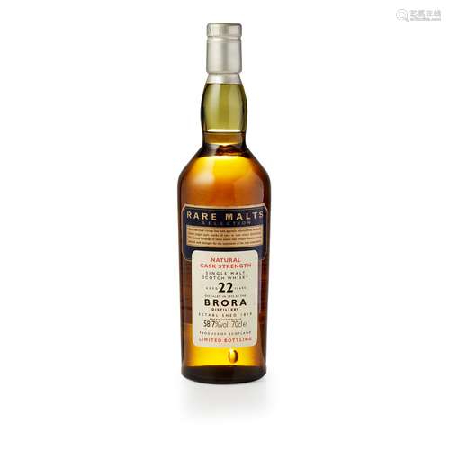 BRORA 1972 22 YEAR OLD - RARE MALTS CLOSED 1983