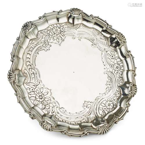 ABERDEEN - A SCOTTISH PROVINCIAL SALVER COLINE ALLAN