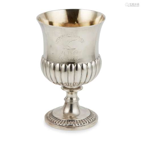 ABERDEEN - A LARGE SCOTTISH PROVINCIAL GOBLET GEORGE & ALEXANDER BOOTH