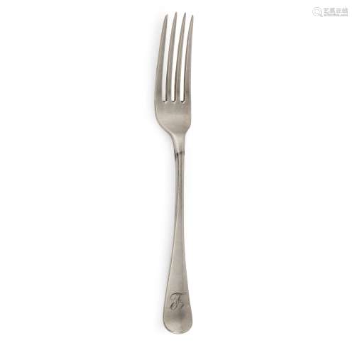 ELGIN- A set of six Scottish provincial table forks CHARLES FOWLER