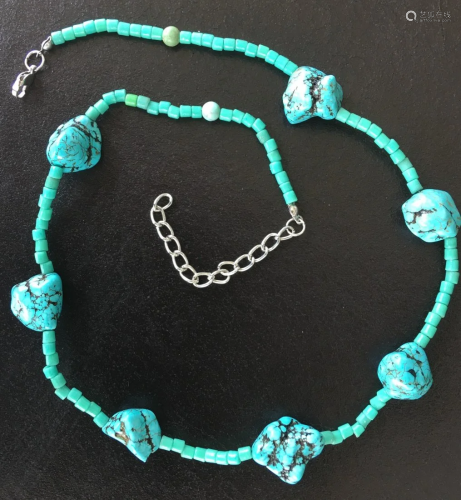 NB Turquoise Necklace, L, 20