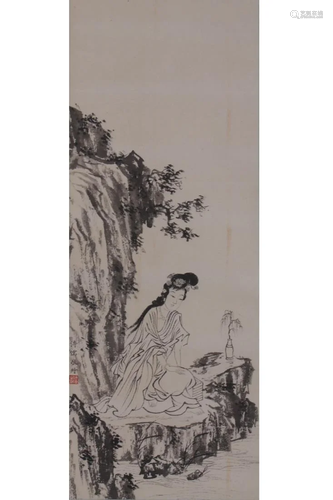 CHINESE INK FIGURAL PAINTING