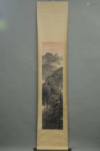 CHINESE PAINTING OF FOREST LANDSCAPE