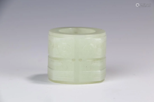 CHINESE JADE CARVING RITUAL OBJECT, CO…