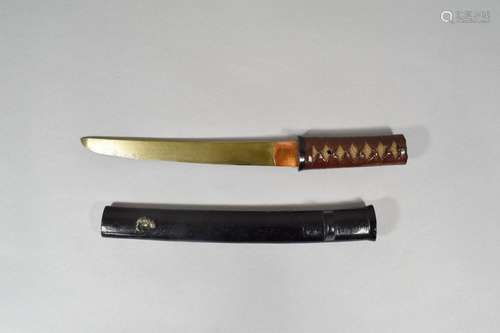 JAPAN, 20th century \nTanto in its black lacquered …