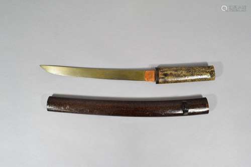 JAPAN, 20th century \nTanto in his lacquered sheath…