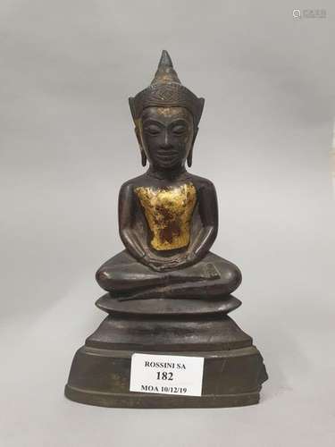 THAILAND, Ayutthaya, 17th century \nBronze Buddha s…