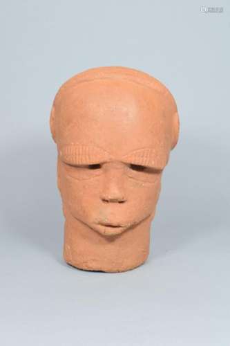 KATSINA, NIGERIA \nTerracotta head, engobe re screw…