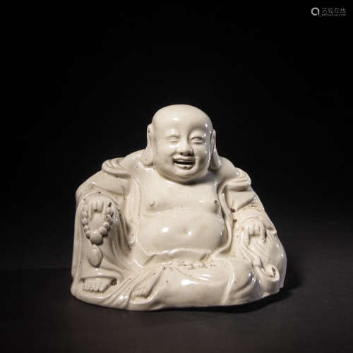 CHINESE BLANC DE CHINE PORCELAIN BUDDHA