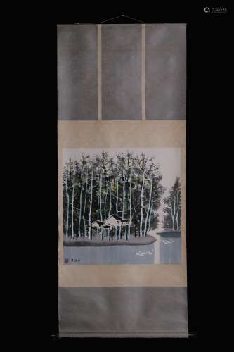 painting on Paper Vertical roll - Qi Baishi
