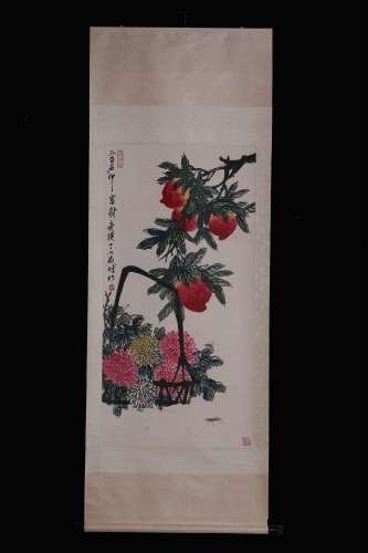 Painting on Paper Vertical roll - Qi Baishi