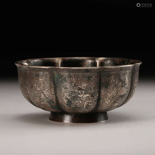 CHINESE SILVER BOWL