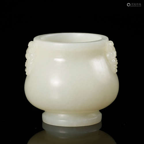 CHINESE WHITE JADE CENSER