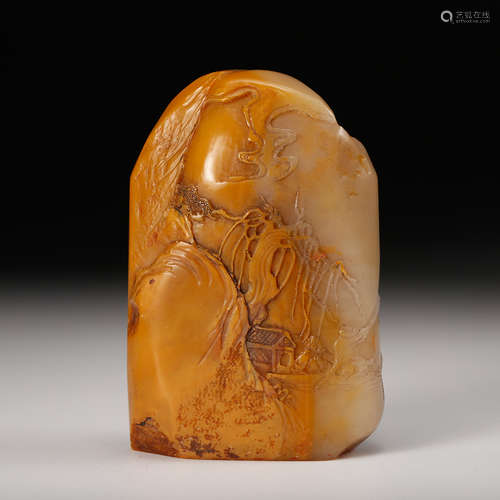 CHINESE SOAPSTONE TEACHING SEAL