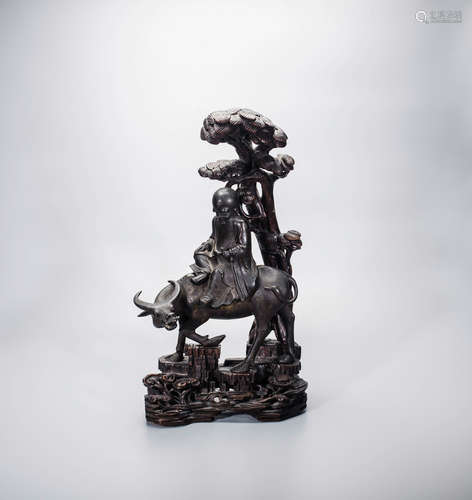 CHINESE BRONZE FIGURE OF LAOZI