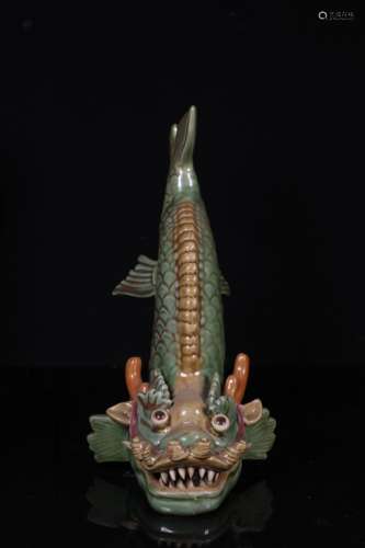 SHIWAN WARE 'DRAGON FISH' FIGURE